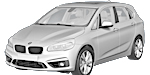 BMW F45 B2725 Fault Code